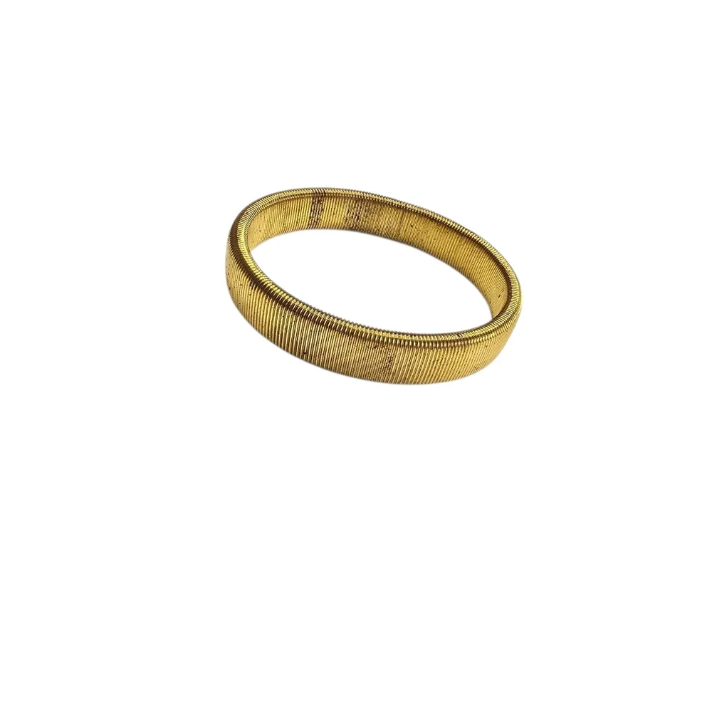 Gold Tone Stretch Bracelet